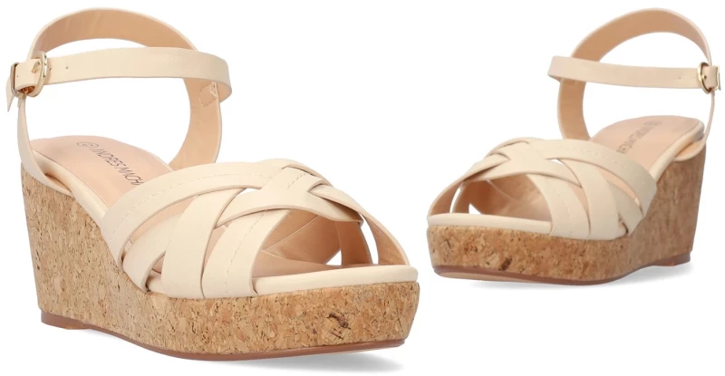 Andres Machado AM5750-13 Πλατφόρμα Μπεζ 8cm