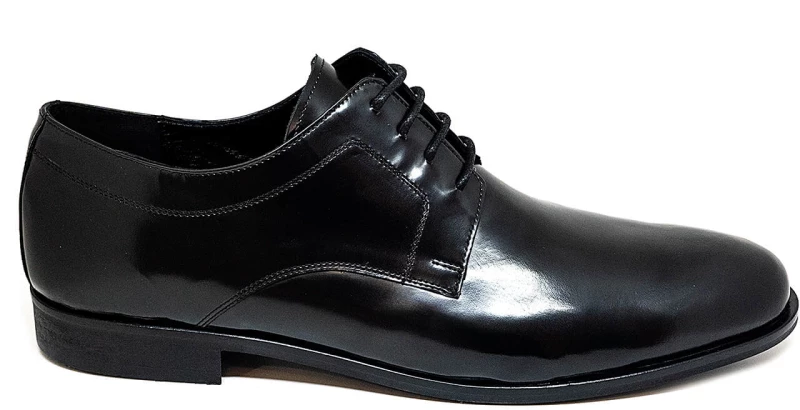 Bigshoes KL3710-01L Δερμάτινο Dress Μαύρο