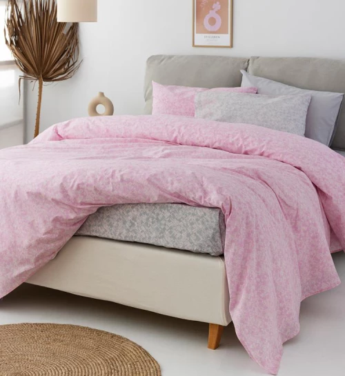 Σετ Σεντόνια βαμβακερά Μονά (110x200+30) Με Λάστιχο Fashion Life FL6234 Palamaiki