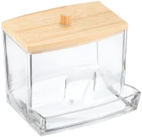 ESTIA ΚΟΥΤΙ ΑΠΟΘΗΚΕΥΣΗΣ & ΟΡΓΑΝΩΣΗΣ BAMBOO ESSENTIALS ΓΙΑ ΜΠΑΤΟΝΕΤΕΣ 9x7.5x7 ΜΕ ΚΑΠΑΚΙ