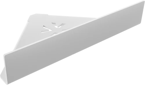 Verdi Σπογγοθήκη Γωνιακή με Πρόσοψη 5εκ. Strantza 28,3x21,7x7,2Υ εκ., Λευκό 723.11.01