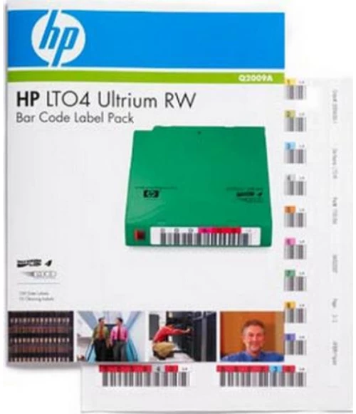 Bar code label pack HP Q2009A LTO-4 RW Ultrium RW