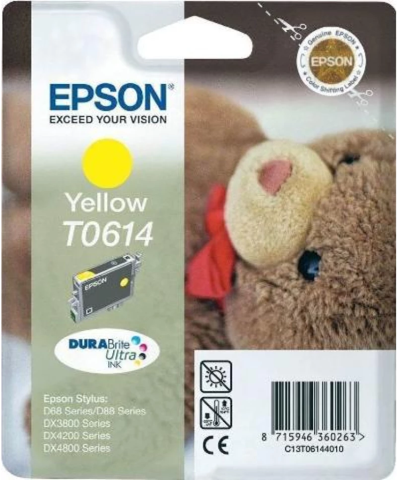 Μελάνι Epson T0614 T061440 yellow 250pgs