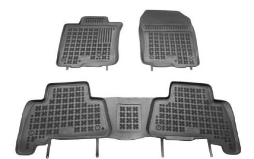 Λαστιχένια πατάκια Rezaw Plast για Toyota Land Cruiser J150 IV (2010+) - τύπου σκαφάκι - 3τμχ.