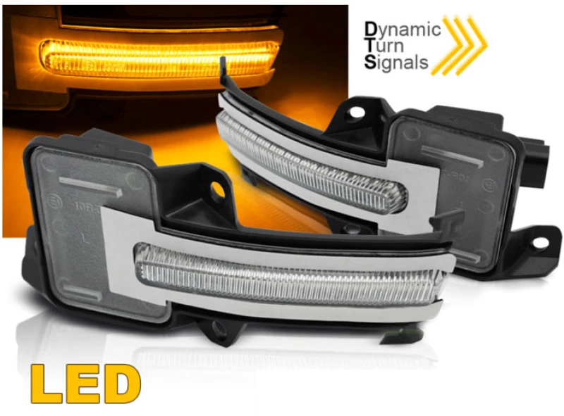 Φλας Καθρέπτη Για Honda Civic16-21 Dynamic Led Canbus Άσπρο 2 Τεμάχια
