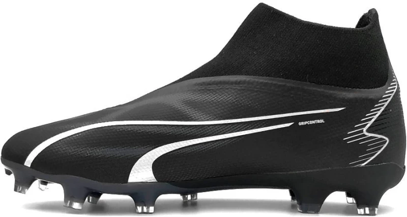 Ανδρικά Ποδοσφαιρικά Puma Ultra Match+ Ll Fg/Ag Μαύρο  Μαύρο