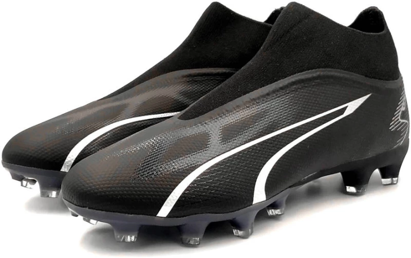 Ανδρικά Ποδοσφαιρικά Puma Ultra Match+ Ll Fg/Ag Μαύρο  Μαύρο