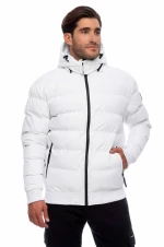 Ανδρικό Μπουφάν Bomber Be Nation With Detachable Hood White  Λευκό