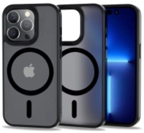 Tech Protect® Magmat Back Cover Σιλικόνης Με MagSafe Για iPhone 14 Pro- Matte Black