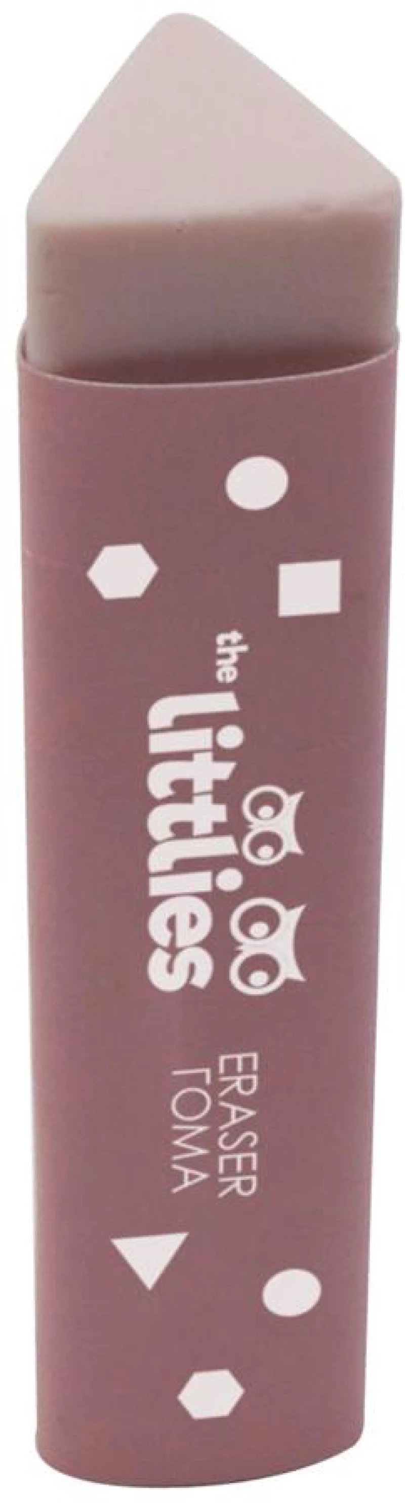 The Littlies Γόμα για Μολύβι Ροζ Τρίγωνο
