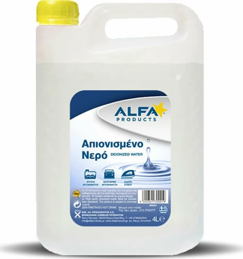 ALFA PRODUCTS απιονισμένο νερό 4lt
