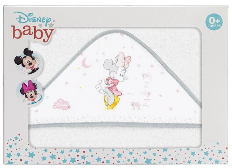 Interbaby Minnie Μπουρνούζι Κάπα White/Grey
