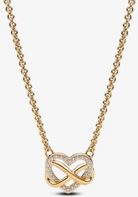 Κολιέ Pandora με καρδιά και άπειρο 362666C01-50
