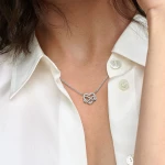 Κολιέ Pandora με καρδιά και άπειρο 362666C01-50