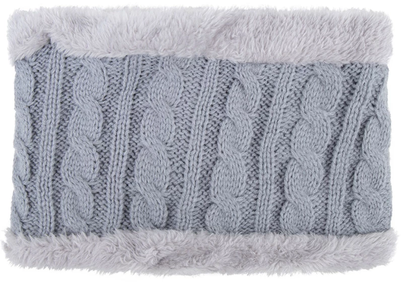 Baby Dutch Σκουφάκι με Pom Pom και Κασκόλ Gray  (19 x 9 x 2 cm)