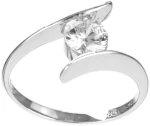 Δακτυλίδι Γυναικείο Λευκόχρυσο κ14 με zircon Gatsa Ν54 1685