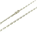 Αλυσίδα λαιμού Ασημένια Θήτα 925 45cm 0,16mm Gatsa ΑΛ502