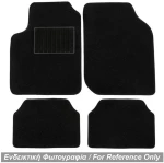 VW BEETLE 3D 1998+ ΠΑΤΑΚΙΑ ΜΑΡΚΕ ΜΟΚΕΤΑ (ΜΑΥΡΟ ΜΕ ΜΑΥΡΟ ΡΕΛΙ) - 4 ΤΕΜ.