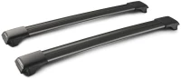 ΜΠΑΡΕΣ ΟΡΟΦΗΣ ΑΛΟΥΜΙΝΙΟΥ ΜΑΥΡΗ RAIL BAR STANDARD 85cm 2ΤΕΜ. ΜΕ ΚΛΕΙΔΙ