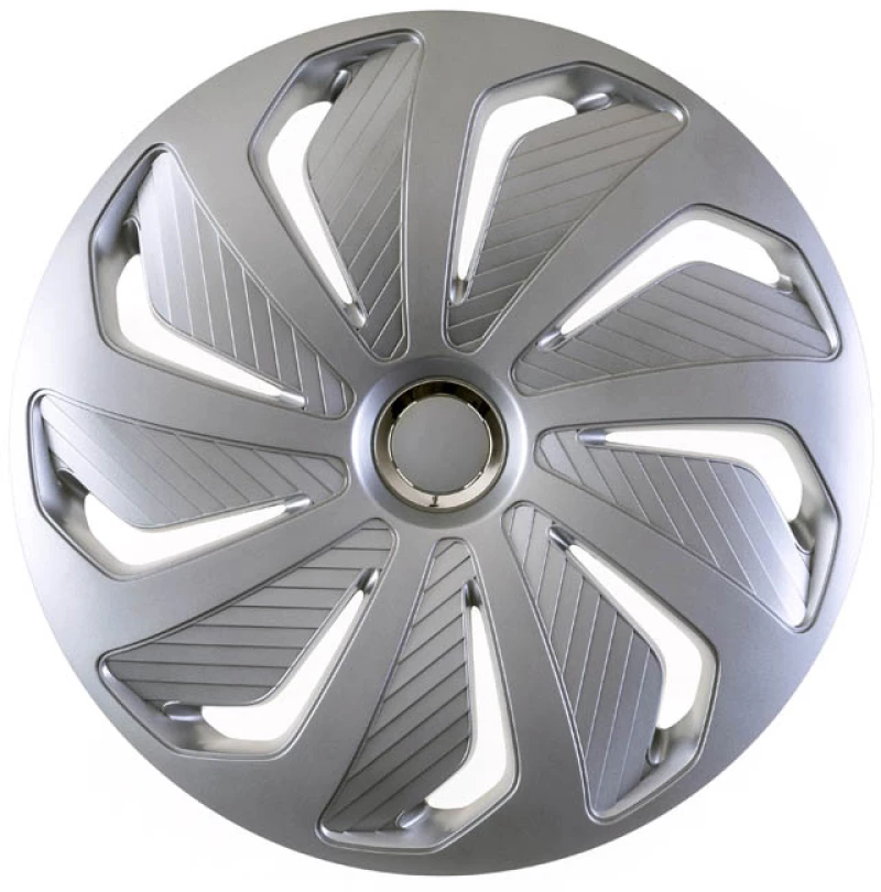Τάσια Τροχών Αυτοκινήτου 14" Wind 106749 Silver With Chromium Ring RC CBX 4 Pieces