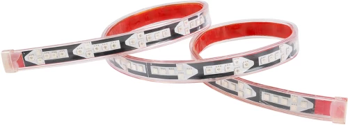 GloboStar® 81732 Car Backlit LED Strip Εύκαμπτη Ταινία 100cm Σήμανσης DRL Αυτοκινήτου 5 Προγραμμάτα Φωτισμού LED SMD 5050 7.6W DC 9-30V Αδιάβροχη IP65 RGB -
