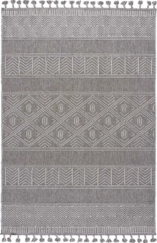 ΧΑΛΙ PARALLEL GREY Γκρι 200 x 240 εκ. MADI