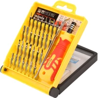 Precision screwdriver set Jakemy JK-6032-A, 32in1, CR-V, Yellow - 17627