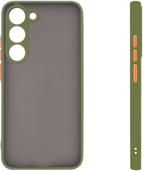 Θήκη Σιλικόνης Color Button Bumper Sonique Samsung Galaxy S23 Πράσινο Ανοιχτό - Sonique - Πράσινο Ανοιχτό - Galaxy S23