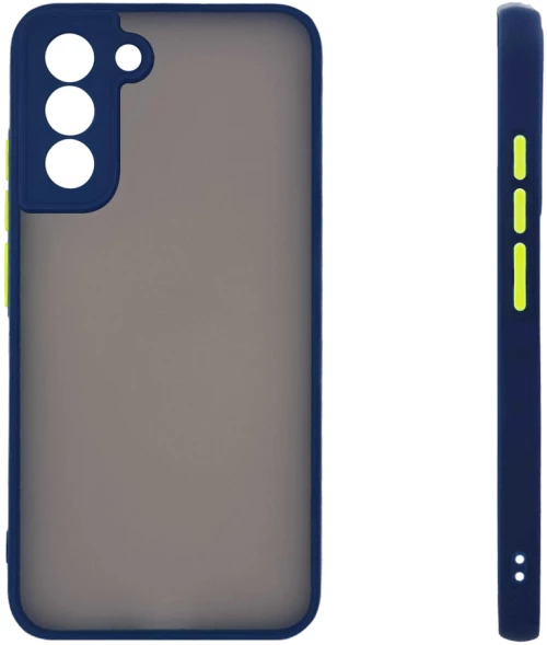Θήκη Σιλικόνης Color Button Bumper Sonique Samsung Galaxy S22 Plus Μπλέ - Sonique - Μπλέ - Galaxy S22 Plus