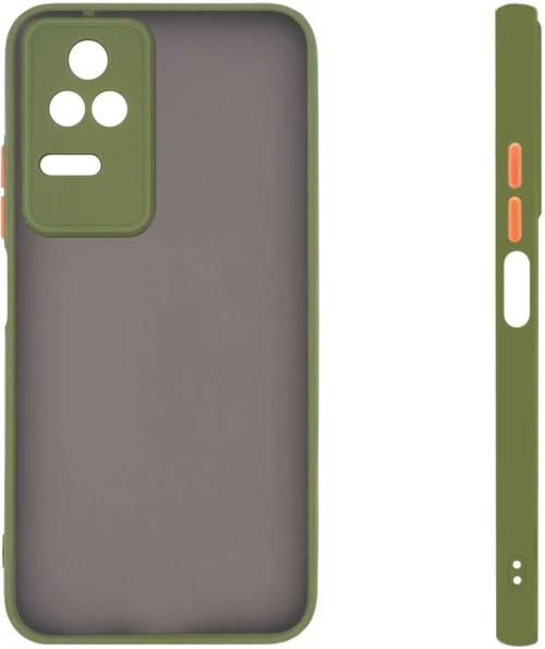 Θήκη Σιλικόνης Color Button Bumper Sonique Xiaomi Poco F4 5G Πράσινο Ανοιχτό - Sonique - Πράσινο Ανοιχτό - Poco F4 5G - Θήκες Πλάτης