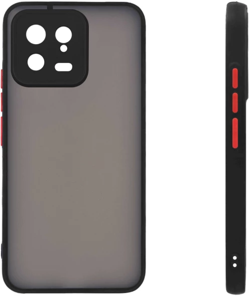 Θήκη Σιλικόνης Color Button Bumper Sonique Xiaomi Xiaomi 13 5G Μαύρο - Sonique - Μαύρο - Xiaomi 13 5G - Θήκες Πλάτης