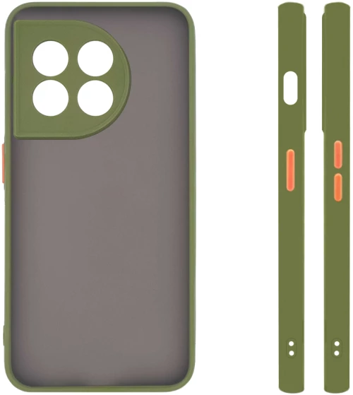 Θήκη Σιλικόνης Color Button Bumper Sonique OnePlus OnePlus 11 5G Πράσινο Ανοιχτό - Sonique - Πράσινο Ανοιχτό - OnePlus 11 5G - Θήκες Πλάτης