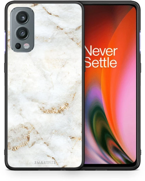 White Gold Marble - OnePlus Nord 2 5G case