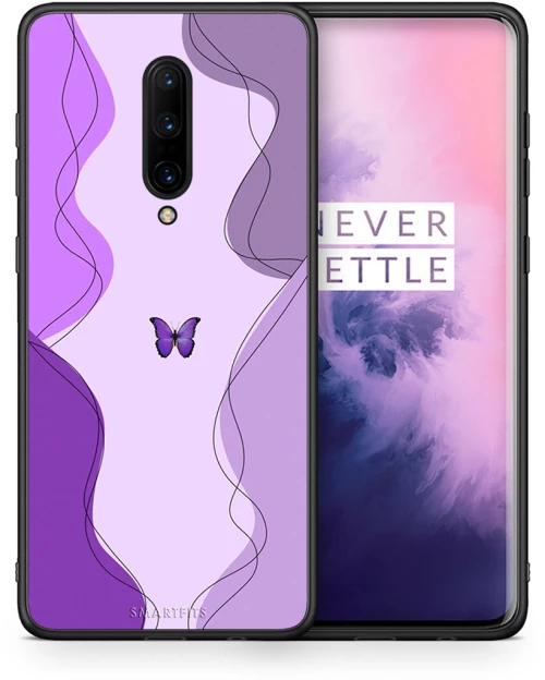 Purple Mariposa - OnePlus 7 Pro case