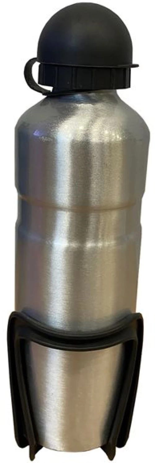 Παγουρι Αλουμινιου 750ml Elmo Ασημι με Βαση - 108674