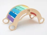 Elis Design Montessori Ξύλινη Κούνια 6 σε 1 Smile Rainbow