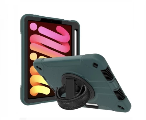 Ανθεκτική Θήκη Solid 360 Back Cover Σιλικόνης Green (IPad 10.9”)