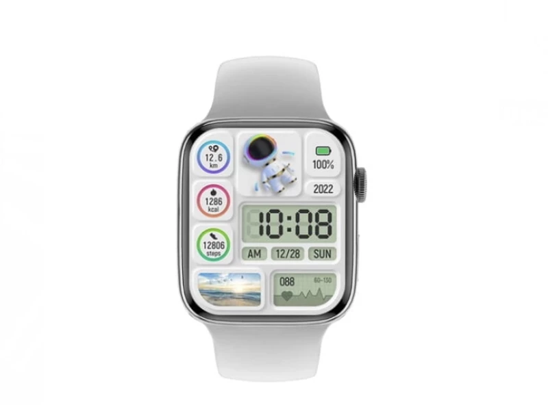 DT No.1  DT8 Max Smart Watch Series 8(Corning Gorilla Glass)-Γκρί