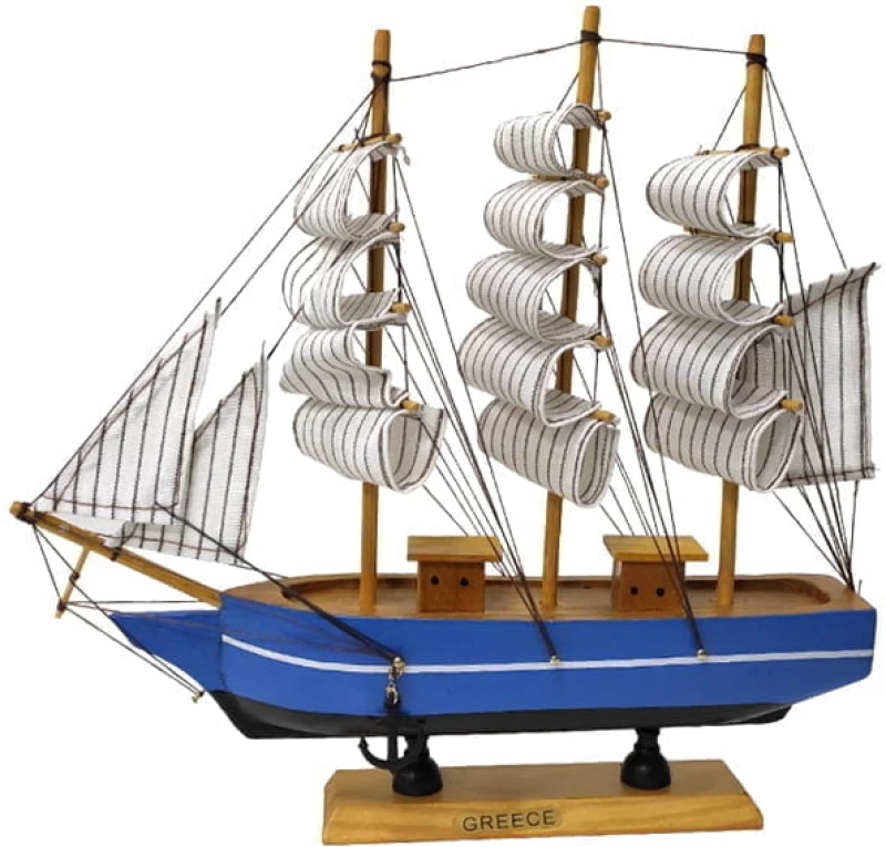 Διακοσμητικό Souvenir - Καραβάκι ιστιοφόρο - 8-18cm - 920860