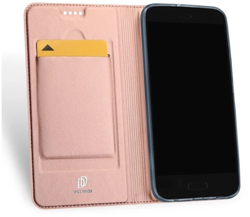 Duxducis Θήκη - Πορτοφόλι HTC U11 Life - Rose Gold (12163)