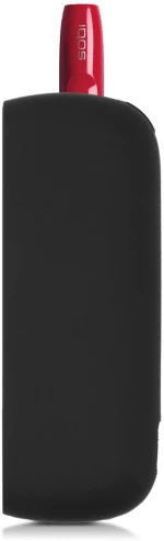 KW Θήκη Σιλικόνης για IQOS 3 Pocket Charger - Black (47197.01)