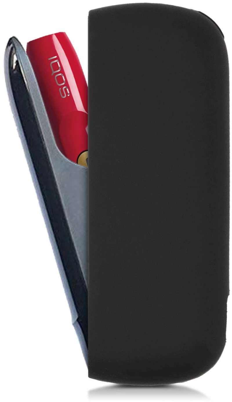 KW Θήκη Σιλικόνης για IQOS 3 Pocket Charger - Black (47197.01)