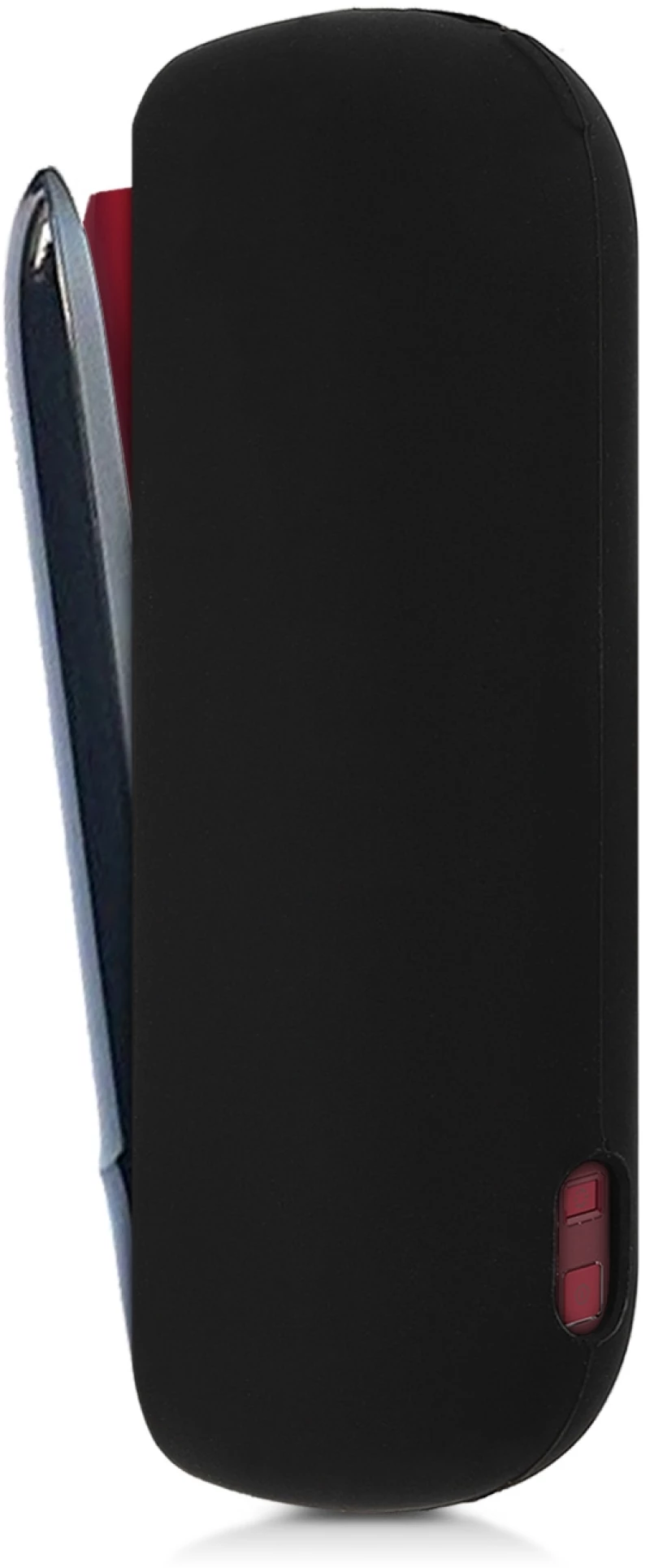 KW Θήκη Σιλικόνης για IQOS 3 Pocket Charger - Black (47197.01)