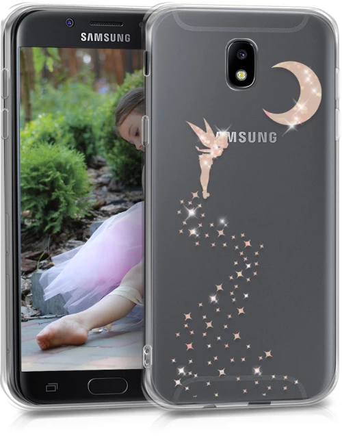 KW Θήκη Σιλικόνης Samsung Galaxy J5 (2017) - Διάφανη- Σχέδιο νεράιδα (41149.23)