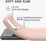 KWmobile Θήκη Σιλικόνης Motorola Moto G71 5G - Dusty Pink (56937.10)