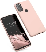 KWmobile Θήκη Σιλικόνης Motorola Moto G71 5G - Dusty Pink (56937.10)