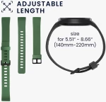 KW Λουράκι Σιλικόνης Realme Band 1 - 2 Τεμάχια - Black / Dark Green (58173.02)