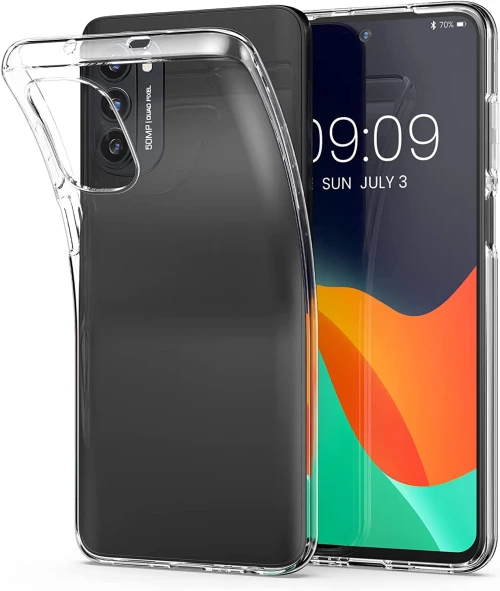 KWmobile Διάφανη Θήκη Σιλικόνης Motorola Moto G52 / G82 - Transparent (58544.03)