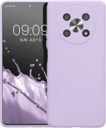 KWmobile Soft Slim Flexible Rubber Cover with Camera Protector - Θήκη Σιλικόνης Honor Magic4 Lite με Πλαίσιο Κάμερας - Lavender (59335.108)