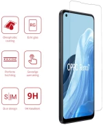 Rosso Tempered Glass - Αντιχαρακτικό Προστατευτικό Γυαλί Οθόνης Oppo Reno7 - Clear (8719246375507)